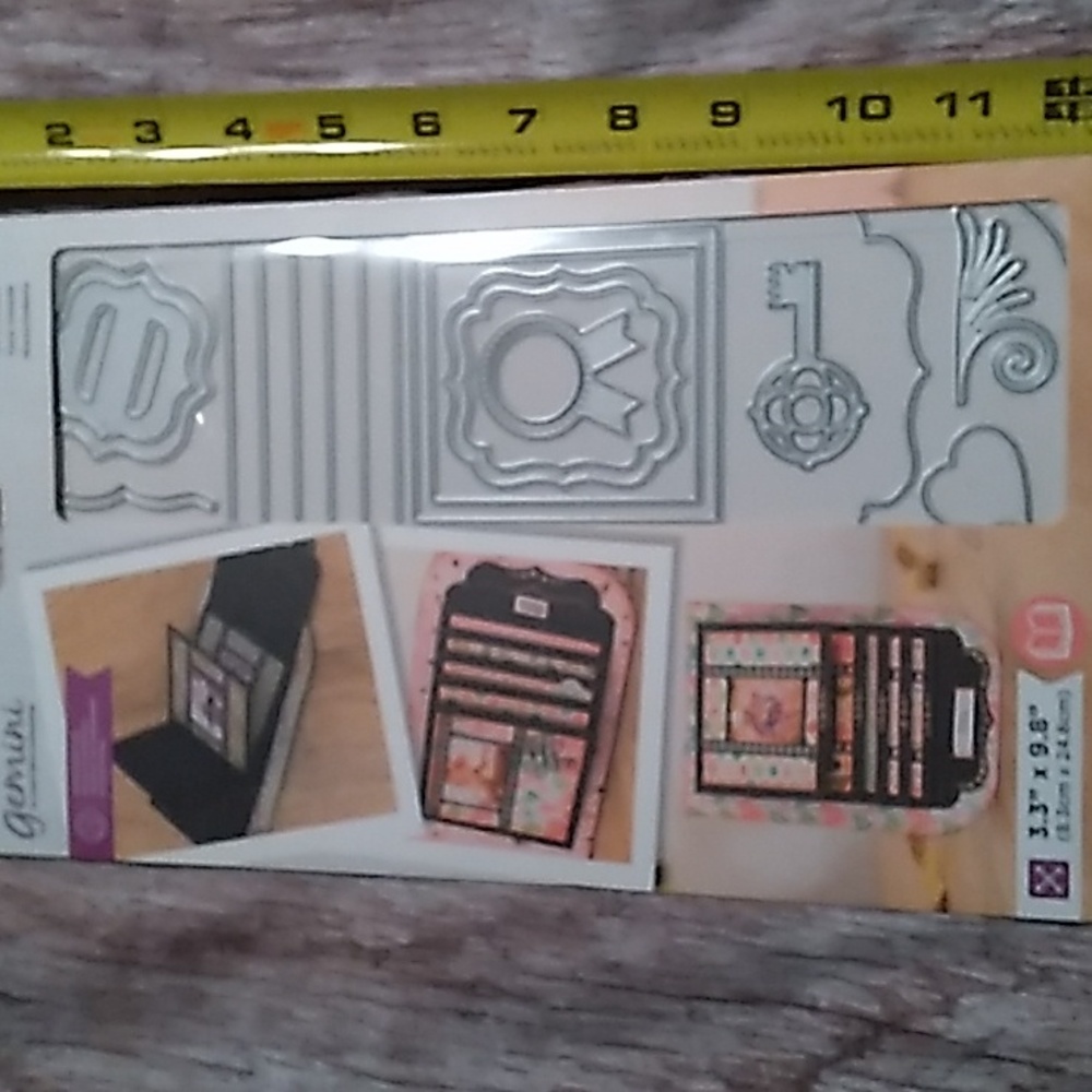 Gemini papercraft die by Crafters companion dimensionals